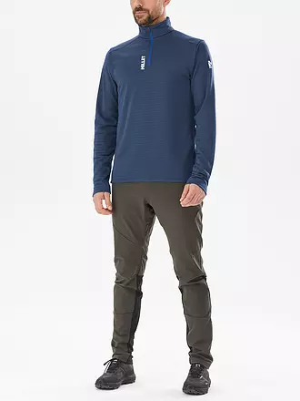 MILLET | Zipshirt Intense Fleece para hombre | dunkelblau